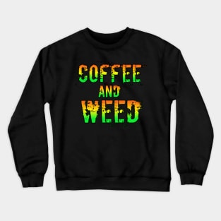 Coffee t-shirt designs Crewneck Sweatshirt